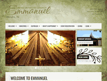 Tablet Screenshot of emmanuelmemphis.org